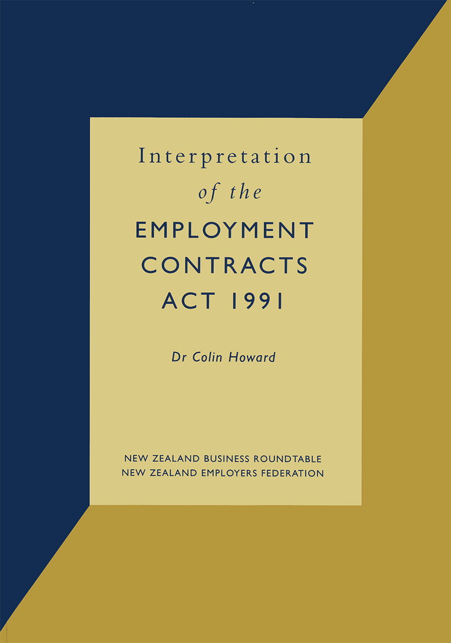 Interpretation of the Employment Contracts Act 1991 cover