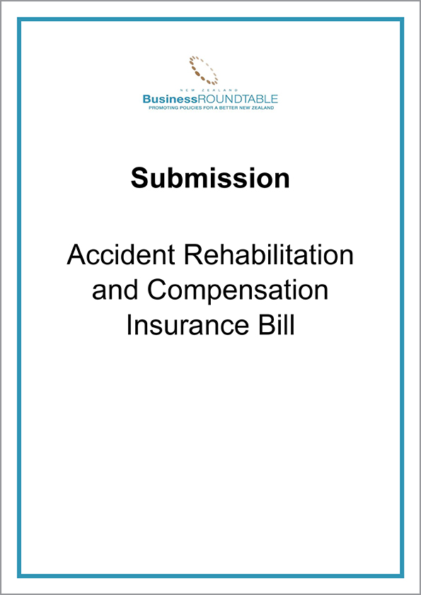 Submission Accident Rehabilitation and Compensation Insurance Bill