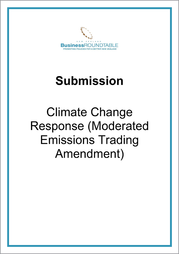 Submission Climate Change Emissions Trading cover