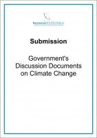 Submission Governments Discussion Documents on Climate Change