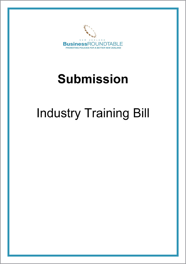 Submission Industry Training Bill