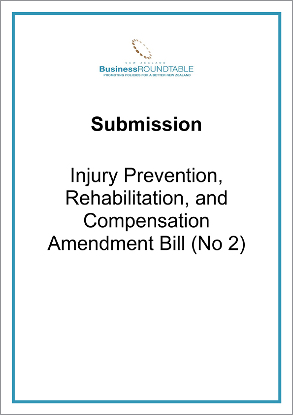 Submission Injury Prevention Rehabilitation and Compensation Amendment Bill 2