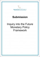 Submission Inquiry into the Future Monetary Policy Framework