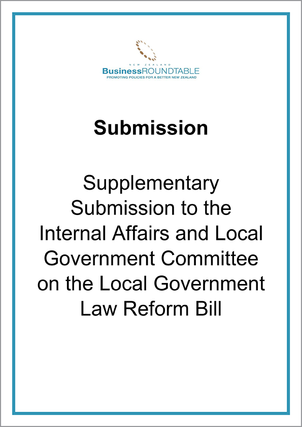 Submission Internal Affairs and Local Government Committee Local Govt Law Reform Bill