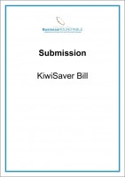 Submission KiwiSaver Bill