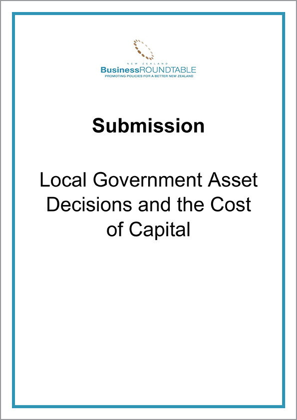 Submission Local Government Asset and Decisions and the Cost of Capital