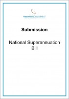 Submission National Superannuation Bill