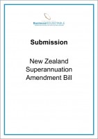 Submission New Zealand Superannuation Amendment Bill