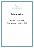 Submission New Zealand Superannuation Bill