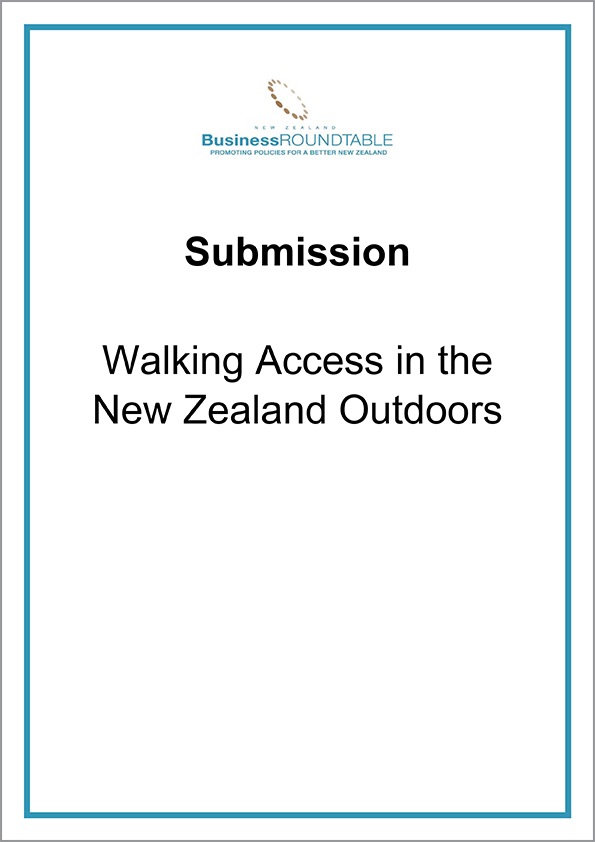 Submission Walking Access in the New Zealand Outdoors